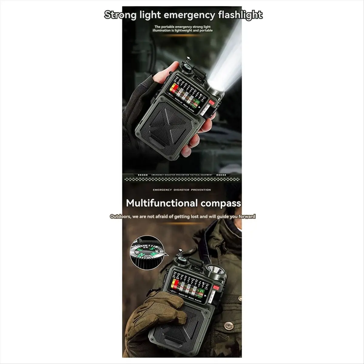clos-emergency-multifunctional-radio-bluetooth-speaker-compass-flashlight-solar-powered-hand-cranked-generator-power-bank