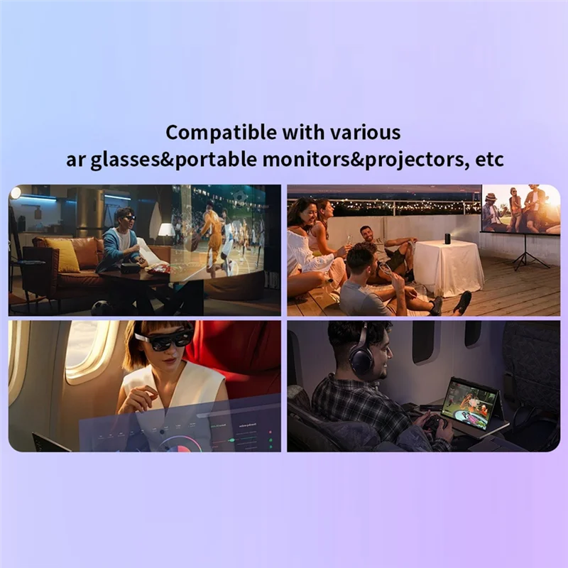 

A29F--Compatible HDTV To TYPE-C Adapter 4K 60Hz HD Video Converter Output For Laptop AR Glasses