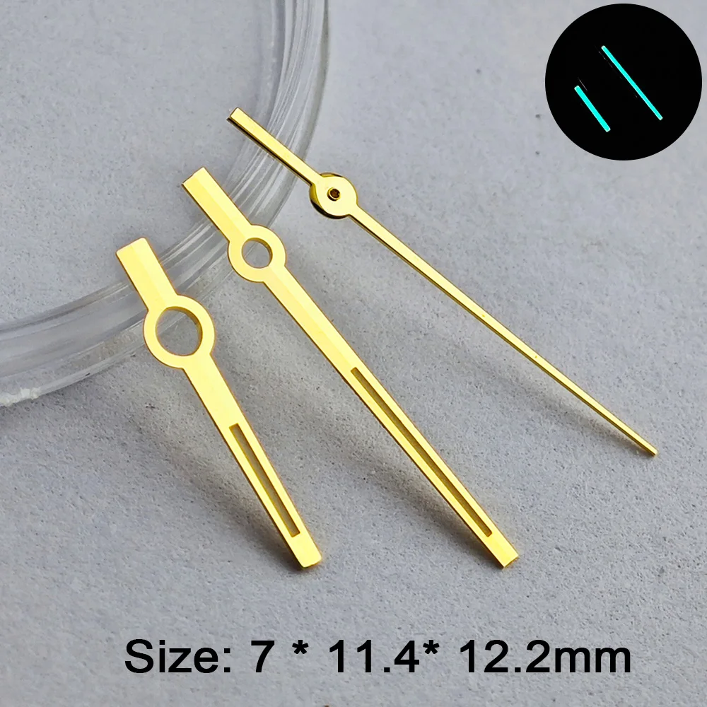 Hoogwaardige M8285 Wijzers met blauwgroene Lumoinous-kleur, geschikt voor M8285/N H35 sporthorloge-wijzeraccessoires
