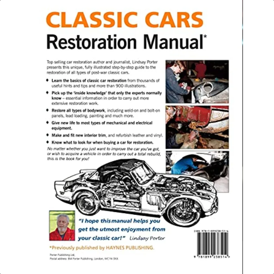 دليل ترميم السيارات الكلاسيكية: ليندسي بورتر