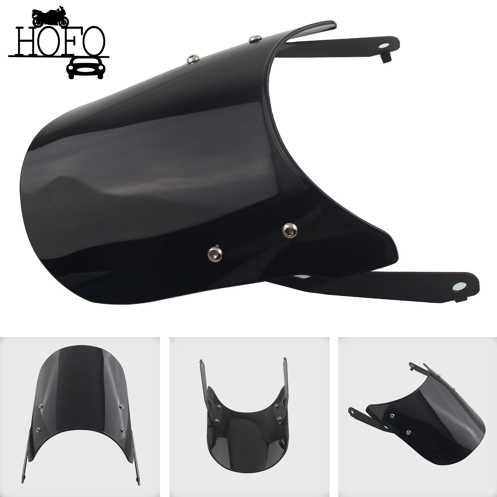

for HONDA CB350C GB350C 2024-2025 Motorcycle Windshield Windscreen