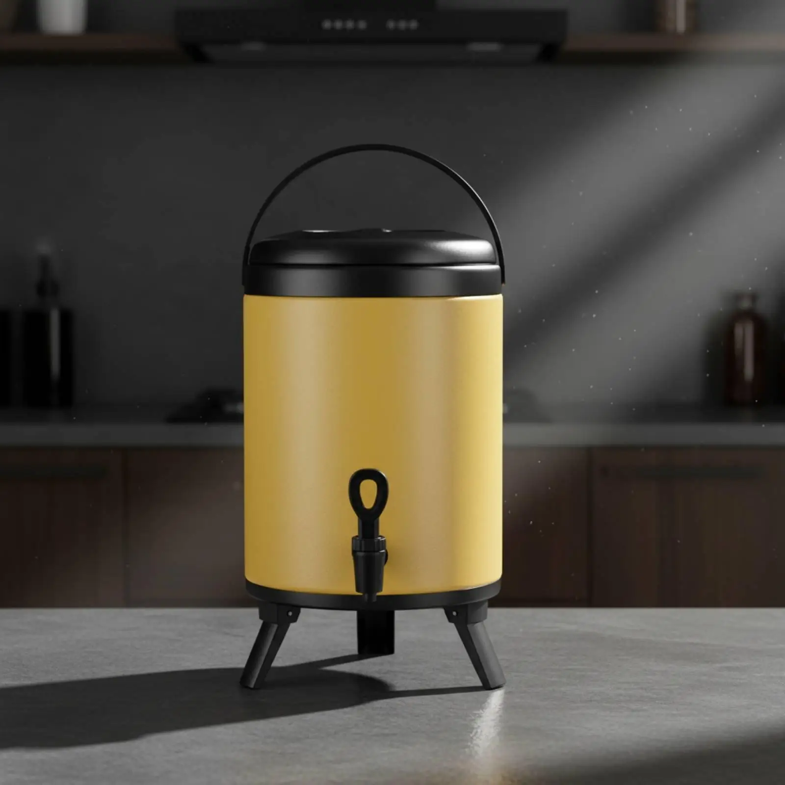 Insulated Stainless Steel Drink Dispenser Barrel with Spigot for Commercial Use and Outdoor Events
