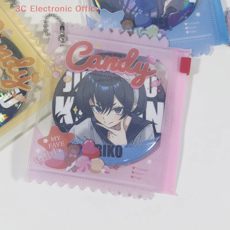 Idol Photo Card Display Prop Badge Storage Candy Bag Photocard Holder Pendant.