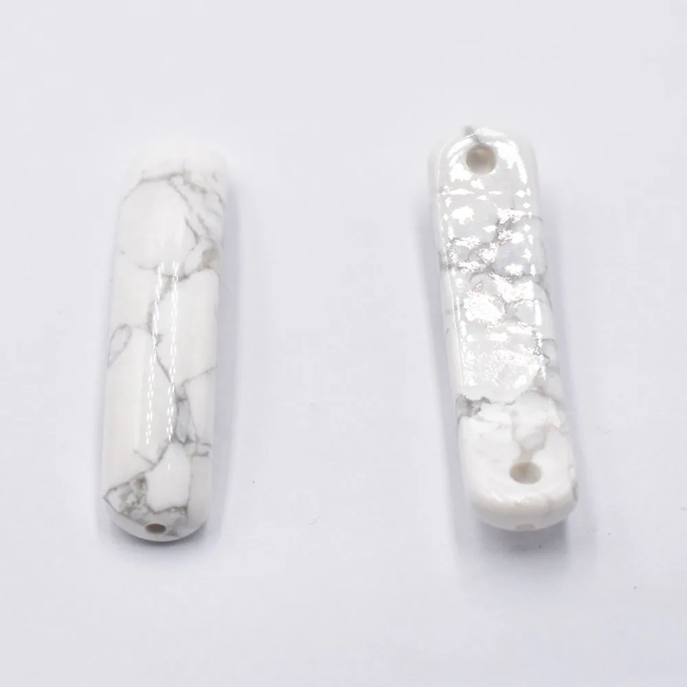 Großhandel 10 Stück/Set Natürlicher Fluorit-Stein Kristall-Verbinder Anhänger Modisches Armband Halsketten-Zubehör für Schmuckherstellung – Detail 11