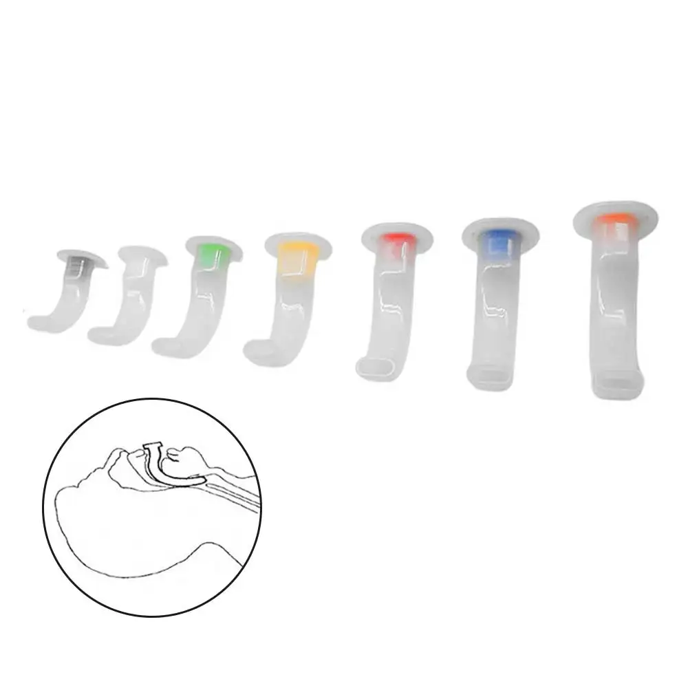 Wholesale Mixed Airway Tube Gas Guide Tube For Patients Disposable Oral Air Way White Color Coded Airway Tube For First Aid - Image 2