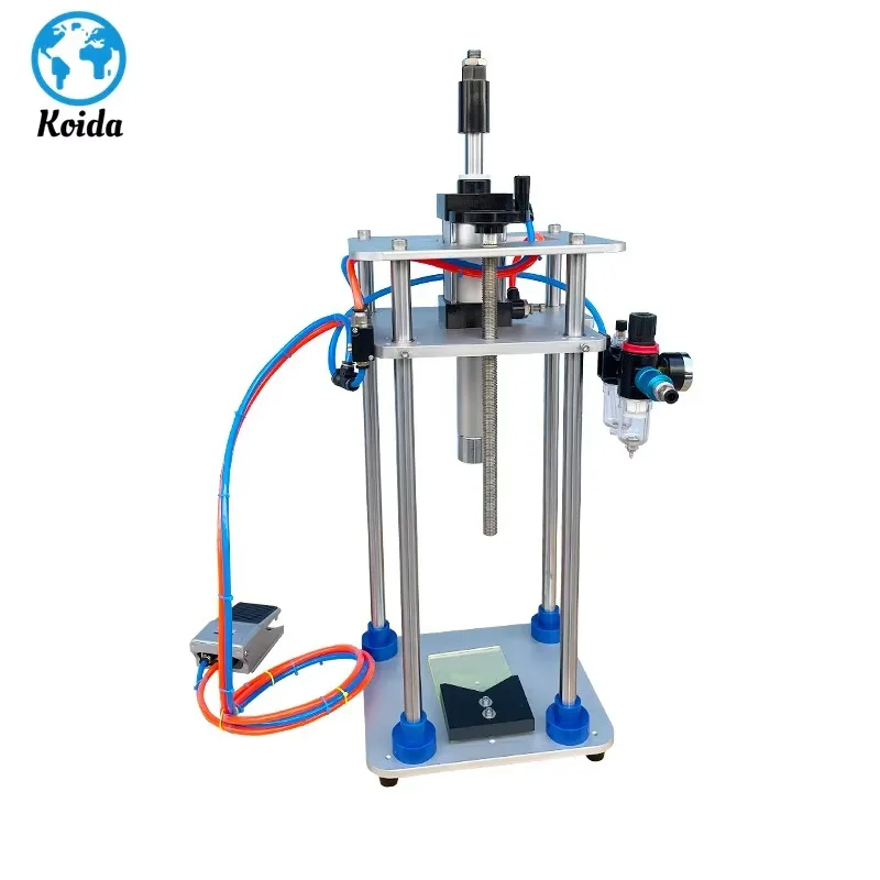 Factory Low Price Electric Semi-Automatic Glass Beer Perfume Bottle Capping Machine Easy To Operate