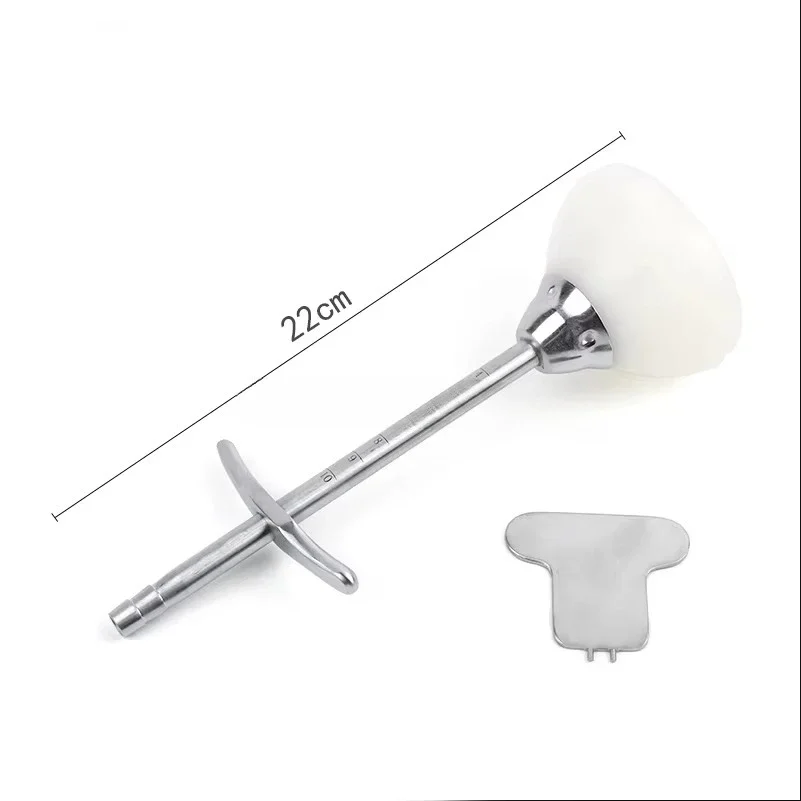 Autoclavable Assisted Fetal Suction Device Surgical Instruments Curved Class I Silicone Obstetrics Fetal Suction Vacuum Cup