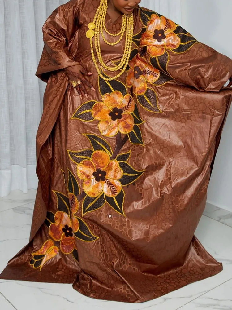 

African Bazan Style Custom New Robe Print Elegant Classic Plus Size Fit Four Seasons Coming-of-Age Gown