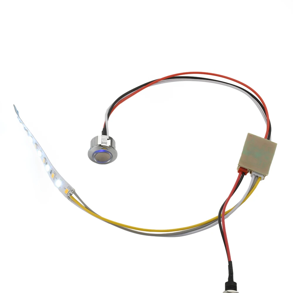 Modulo Led rete Red Style River Table separazione dell'aria Touch Induction Switch 3v-24v Touch Induction Cellular Coil Light Strip