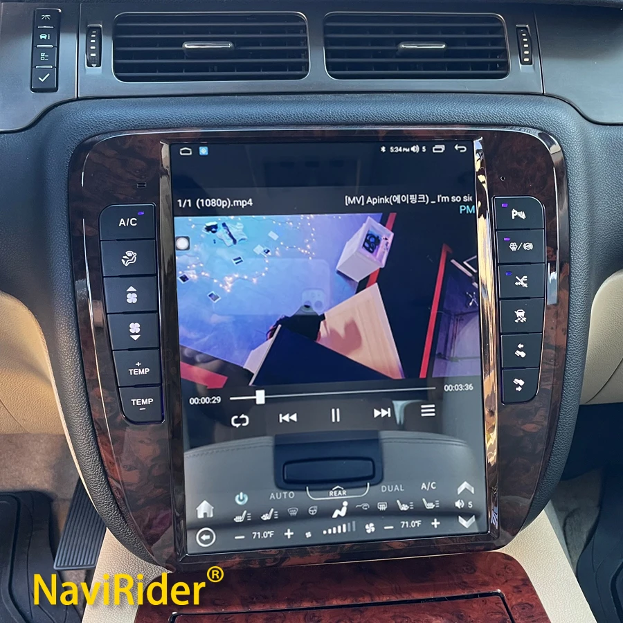 

13inch Android 13 Qled Screen Car Radio For GMC Yukon Chevrolet Tahoe Silverado 2007 2014 Video Player Carplay Stereo Navigation