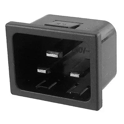 AC 250V 16A IEC 320 C20 Panel Mount Plug Adapter Power Connector Socket