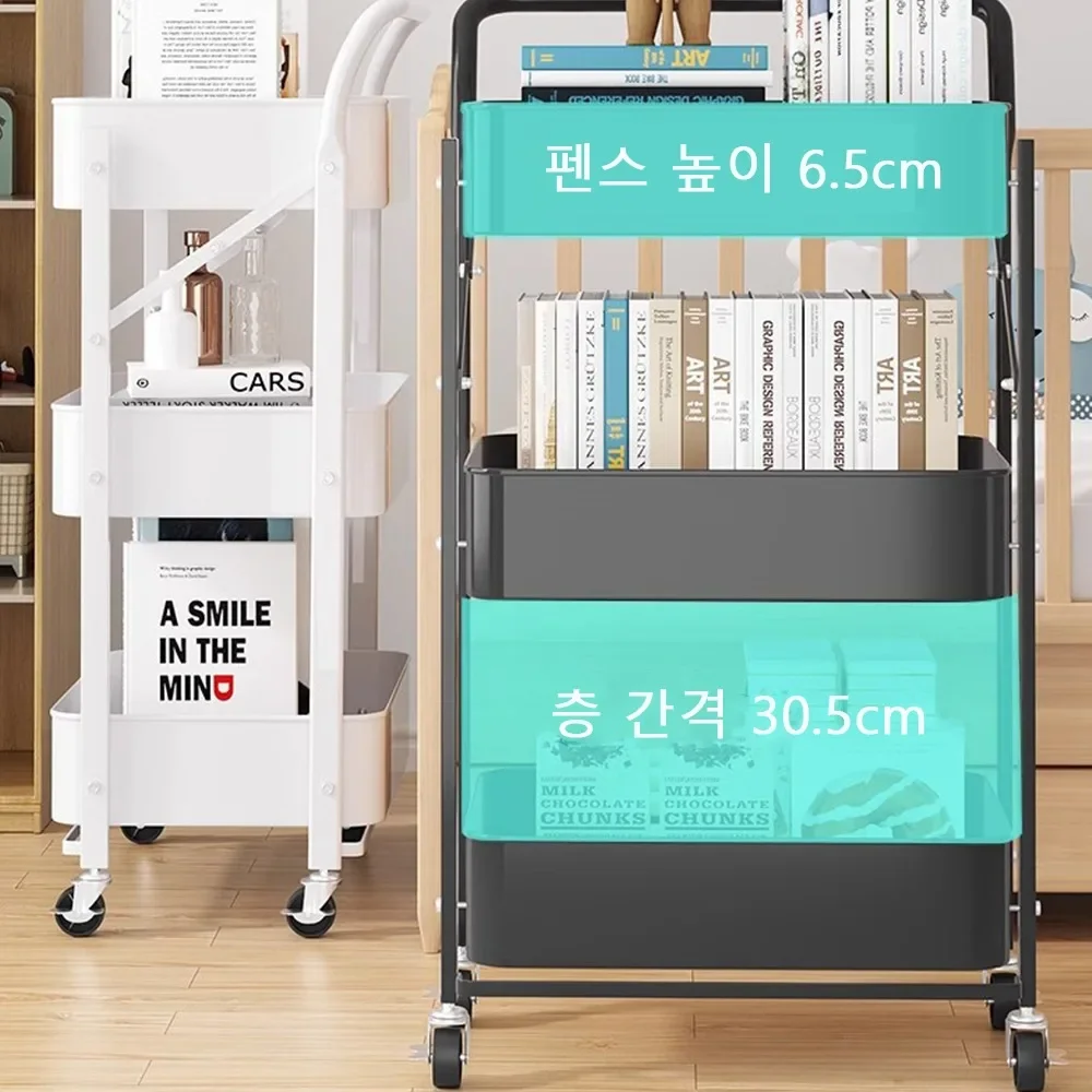 Trolley Storage Rack Folding Kitchen Bedroom Organizer Carts Mobile Multi Storey Snacks Shelving Bathroom Trolley Storage Rack