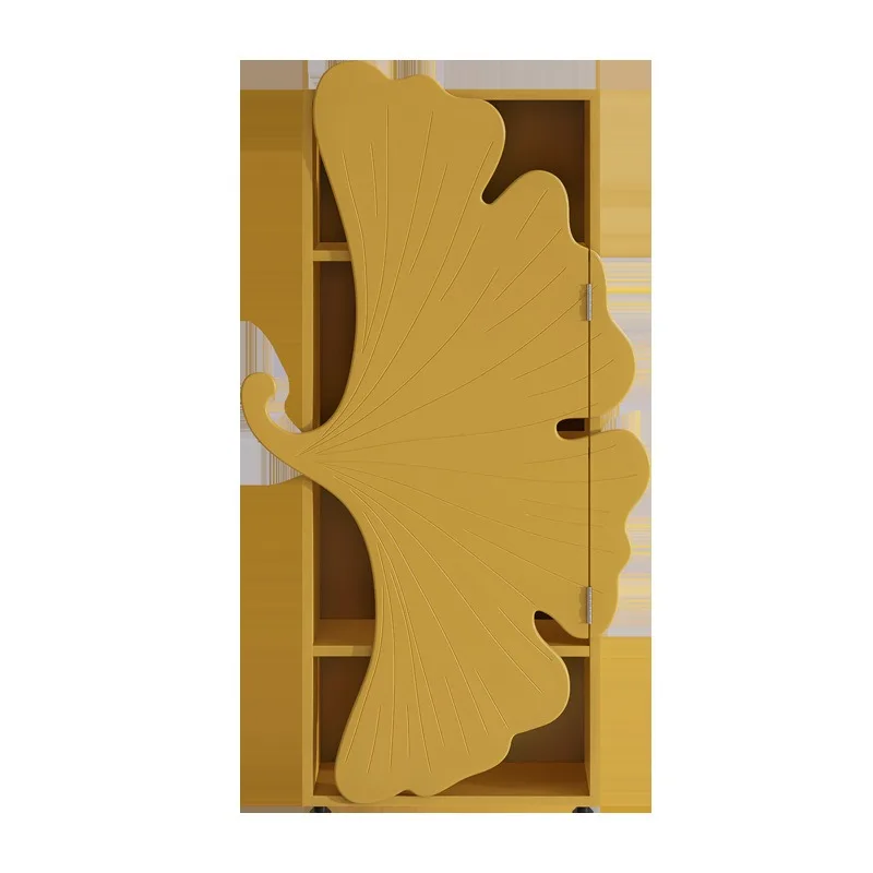 Armario Ginkgo de piso a pared, estantería multicapa para sala de estar