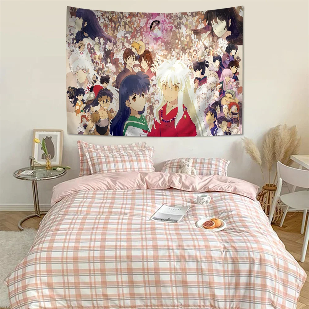 Anime Inuyasha Anime Tapestry Art Science Fiction Room Home Decor Wall Art Decor