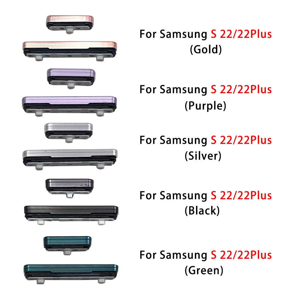 For Samsung S22 S22 Plus S22 Ultra Power Volume Button Phone Turn On Off Side Key Flex Cable Switch Side