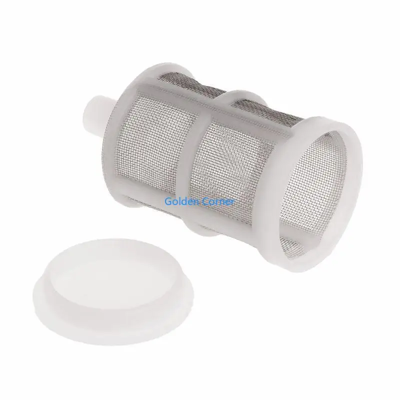 E15D Aquarium Inflow Inlet Filter for 7mm 10mm Tube Stainless Steel Fish Shrimp Guard Mesh Net Fish for Tank Pre-Filter Co