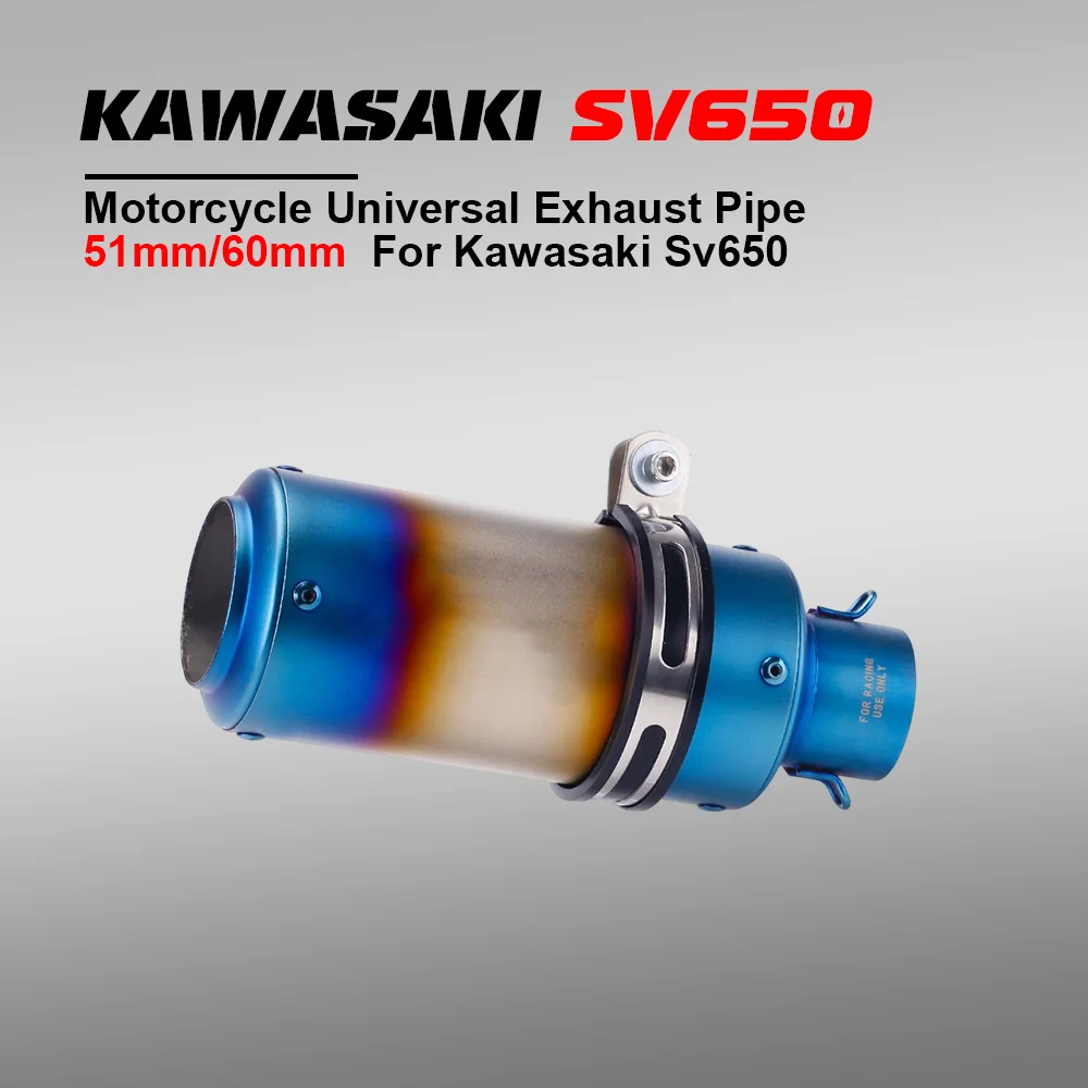 

51/60mm Universal SC Exhaust & Exhaust Systems Inox Muffler with DB Killer for Z900/R3/R25/MT07/MT09/R1/Z400/Z650