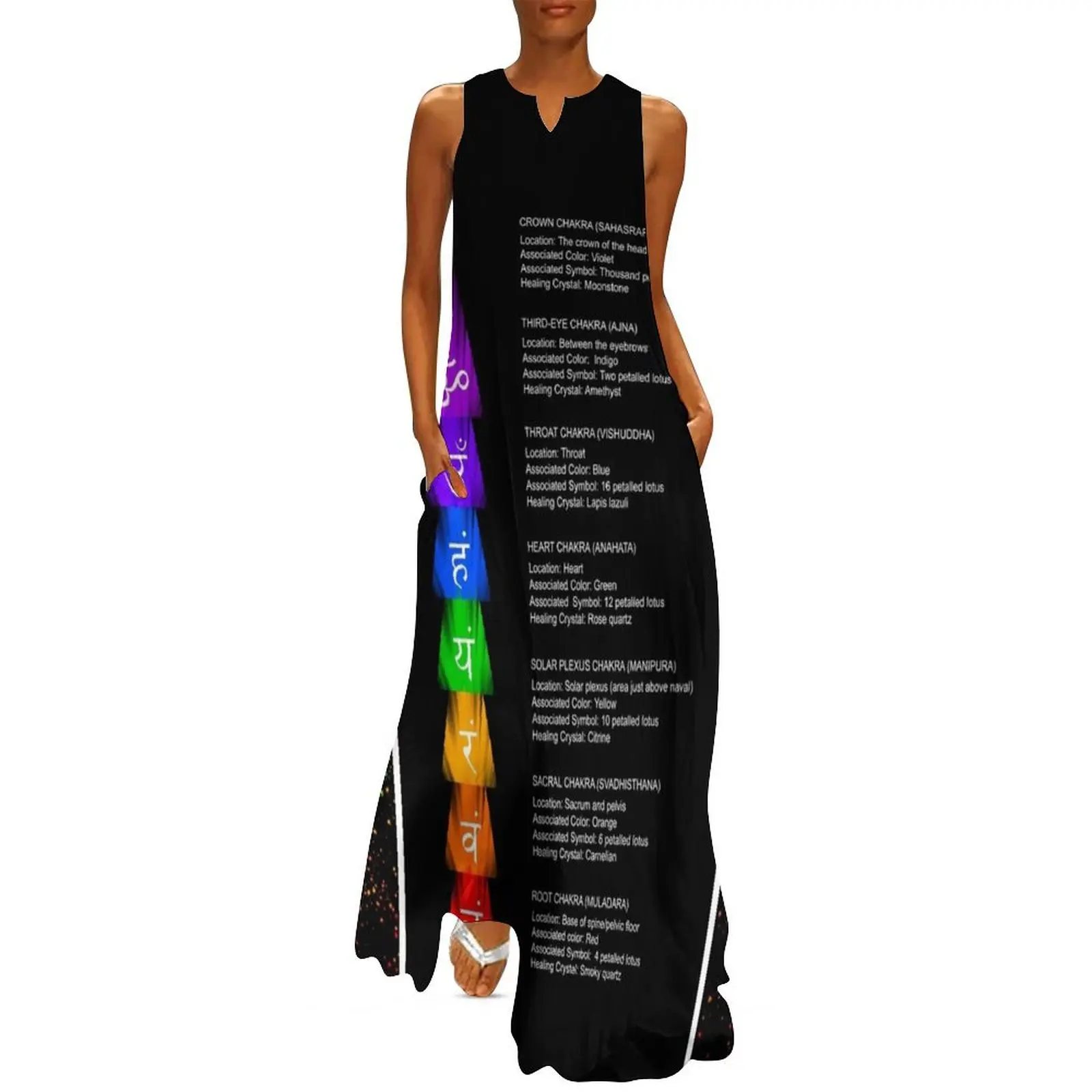 

Reiki chakra and their meanings Long Dress dresses women summer 2024 Clothing female