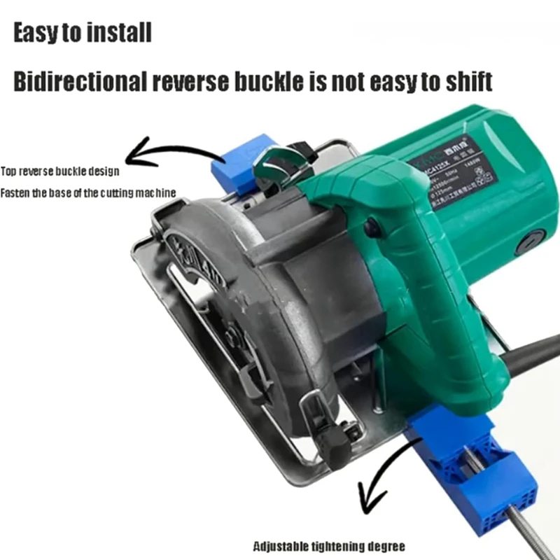 Adjustable Cutting Machine Base Guide,Electric Circular Saw Milling Positioning Clamp, Precision Wood Cutting Guide-75 Store