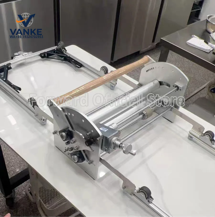 110V 220V Tabletop Bakery Pastry E gg Tart Bread Croissant Dough Roller Sheeter Machine Automatic Commercial Dough Flatten