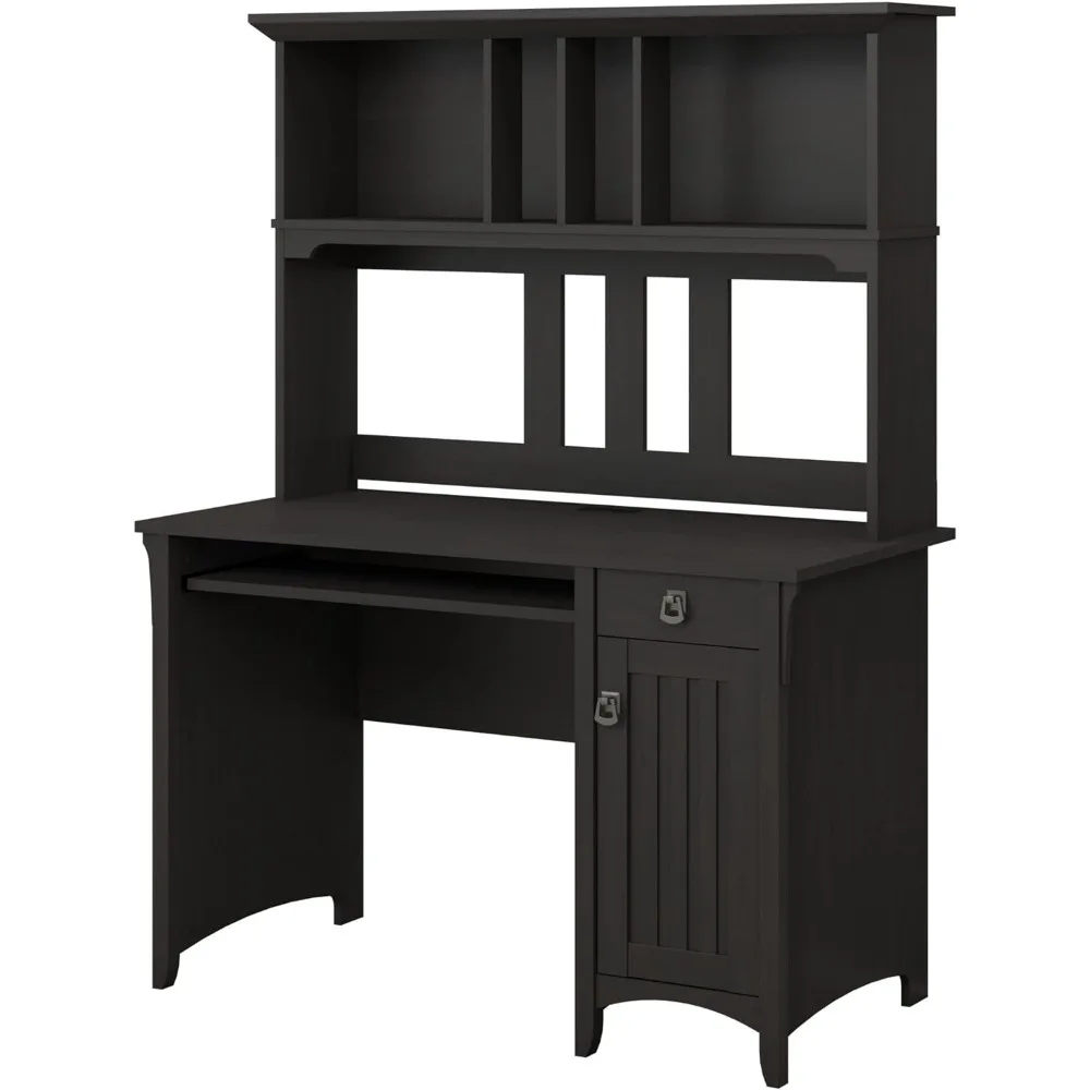 Bush Furniture Salinas scrivania per Computer con Hutch |