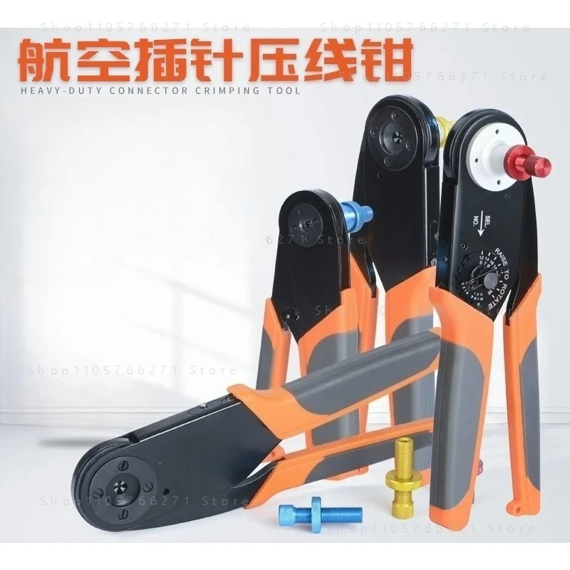 Heavy-duty Connector Pin Crimping Pliers M22520/1-01 Aviation Terminal Four-point Crimping Pliers HD2612