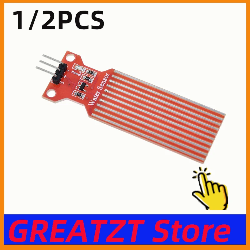 GREATZT Regenwasser-Füllstandsensor-Modul für Arduino - Erkennt Flüssigkeitsoberflächen-Tiefen und -Höhen