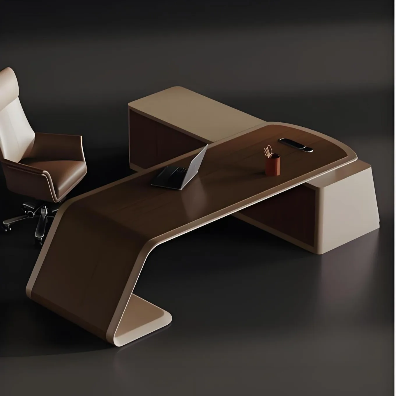 DSA high-end light luxury class desk, president boss desk, modern simple senior leadership manager desk office