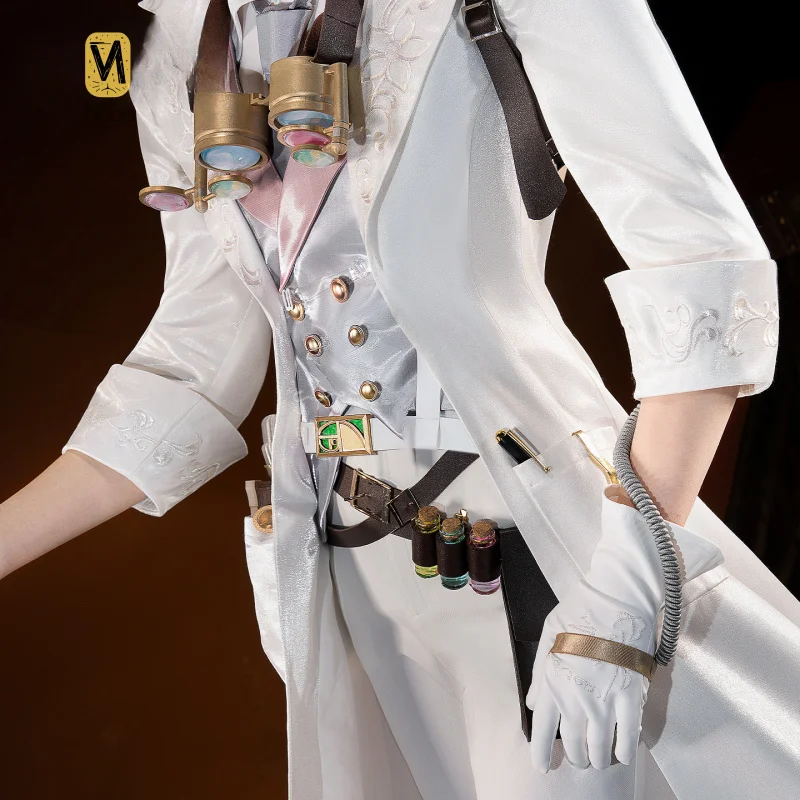 Game Identity V Prisoner Cosplay Costume Full Set Uniform Role Play Halloween Carnival Party Outfit for Women Men HCos view 3