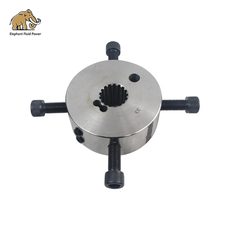 

Hot sale in stock EXCAVATOR main Pump Spline 33# 20cm 4 Hole Rubber Coupling