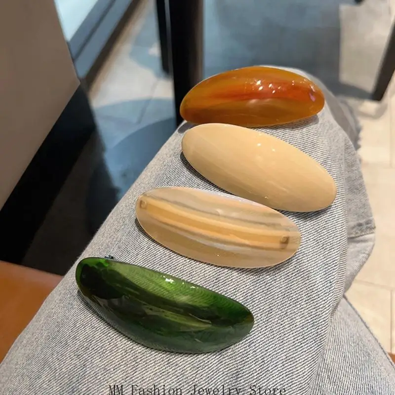 

D0UB Practical Floral Pattern Hair Clip Lightweight And Strong Women's Fashion Hairpin Hair Decors Ensuring Comfortable Wear