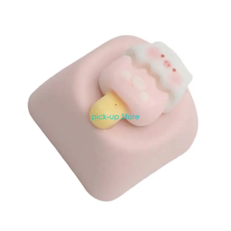 Q5WA 사용자 정의 가능한 돼지 테마 수지 키 캡 인체 공학적 및 슬립 방지 기능을 갖춘 기계식 키보드 키 캡