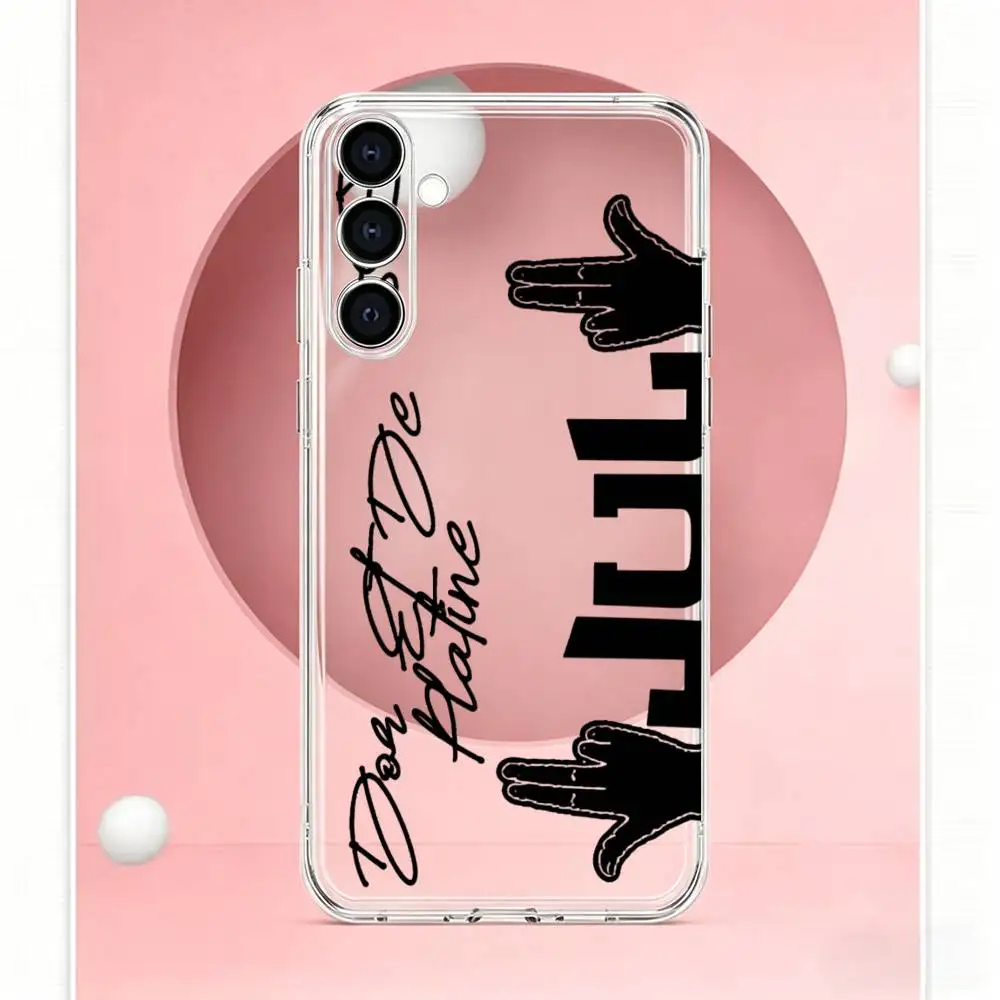 New Superstar Rapper Jul  Phone Case For Samsung Transparent Soft TPU Case A73,A72,A71,A70,A53,A52,A51