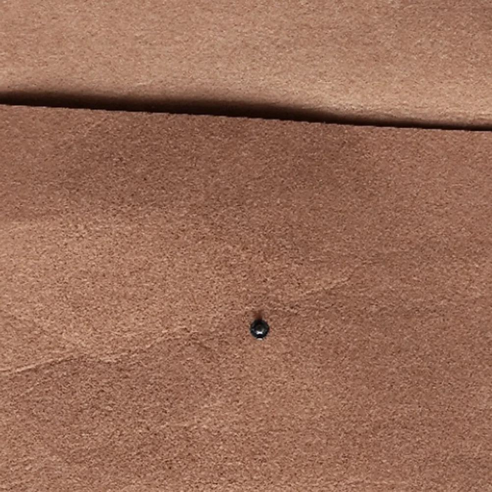 

Felt File Folder Brown A4 Size Button Closure Document Organizer Tear-Proof For Office School Home Use Document Bag Holder