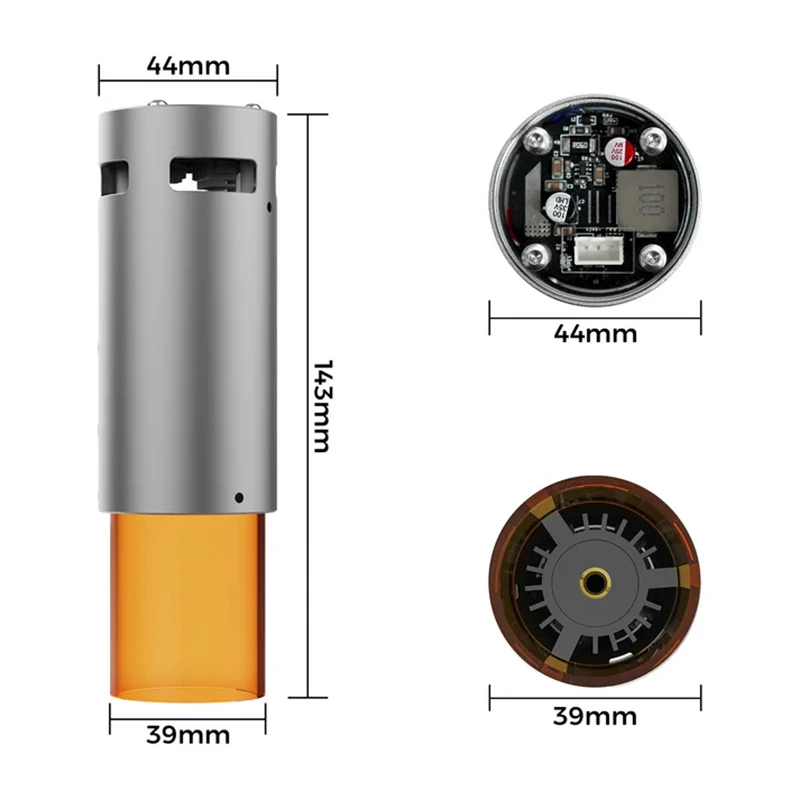 Twotrees 2.5/5.5W Laser Module Laser Head Round Fixed Focus Laser Head for 3018 Laser Engraver