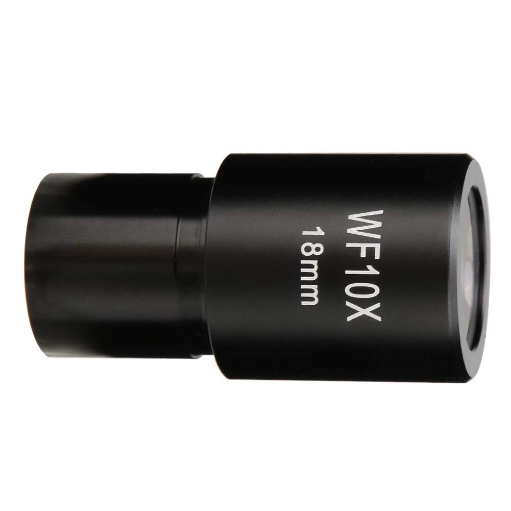 10X Microscope Eyepiece Wide Angle Optical Lenses Adapter Field 18mm Professional Ocular Lens Standard