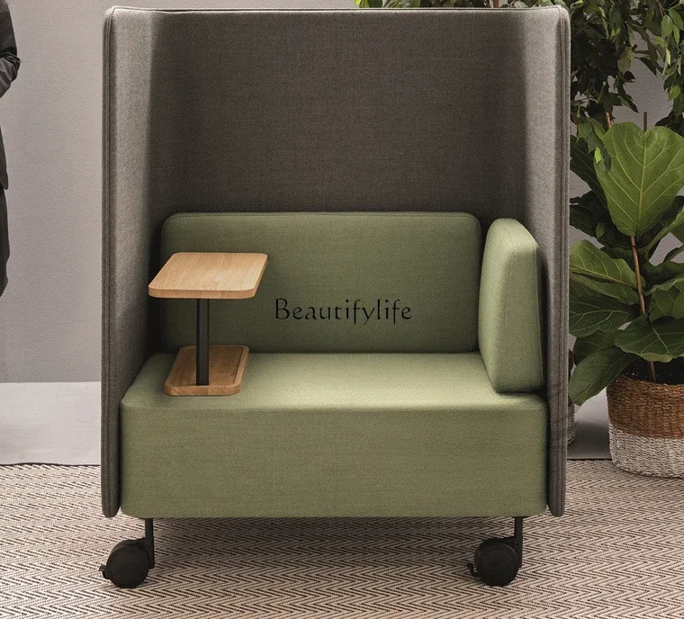 

yj5Library Leisure Area High Back Single Sofa Couch Armchair Roller