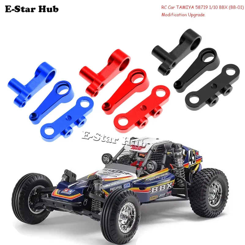 

RC Car Suspension Arm Kit Steering Group for TAMIYA 58719 1/10 BBX BB-01 BB01 Accessories Upgrade Parts Rc Model Crawler Car