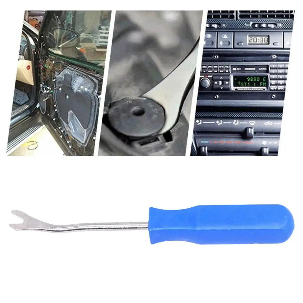 Car Remover Tool Screwdriver Nail Puller Car Door Trim Panel Fastener Pry Car Tool Clip Plier Tool Open Remove Repair Quick E8T3