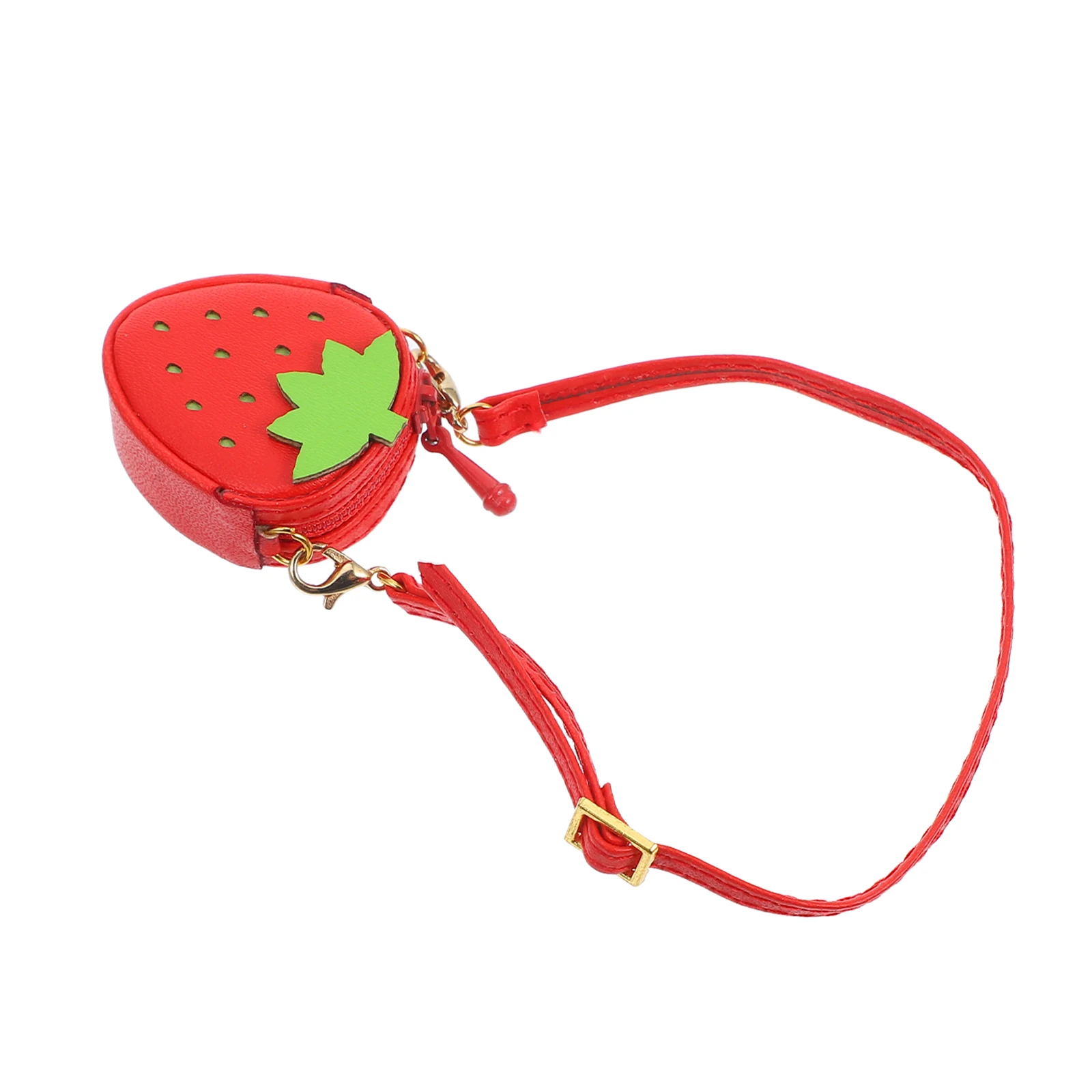 

Crossbody Bag Mini Strawberry Purse Kawaii Bags Adjustable Size Fashion Sling Bags Handbag for Womendoll fashion bag mini
