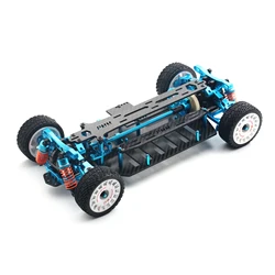 Zestaw zdalnie sterowane auto do driftu Touring On-Road Tamiya 1/10 z metalowymi i węglowymi TT-02 podwozie z zestaw ze szkieletem 4WD