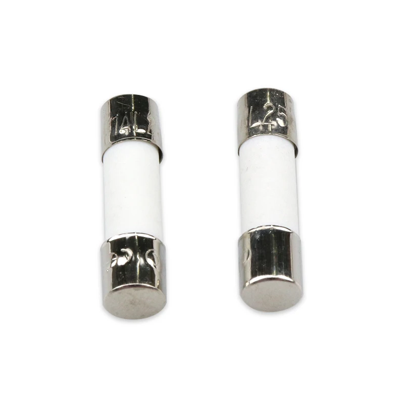 100 Pcs Fast Blow Ceramic Fuses 25A 250V 5mm x 20mm