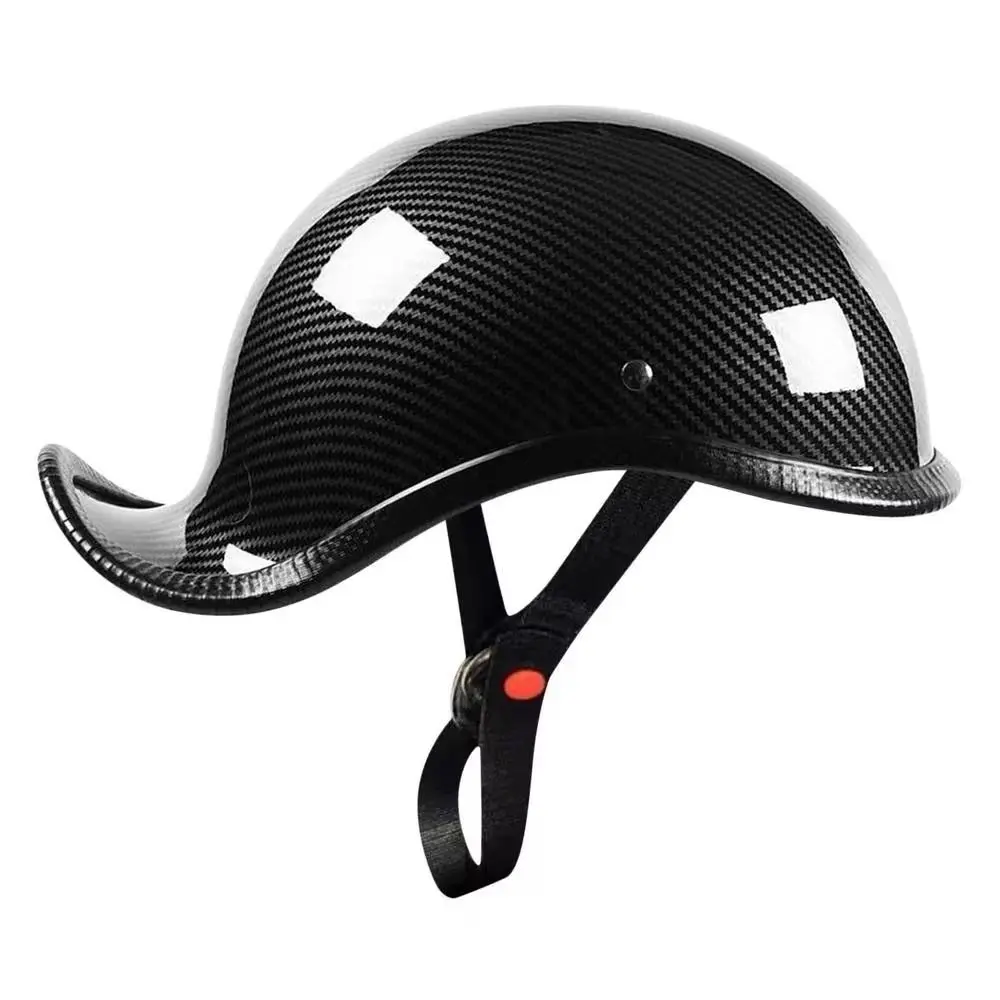 Langlebige Motorrad-Halbschalenhelme, sturzsicher, atmungsaktiv, Vintage-Schutzhelm, EPS-ABS-Material, wasserdicht