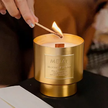 Premium Metal Cup Candle 1