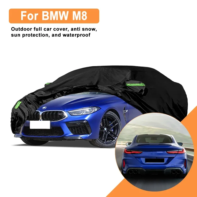

For BMW M8 Car Full Cover - Outdoor Waterproof Snowproof Sunshade, Winter & Summer All Weather Auto Protection Accessories