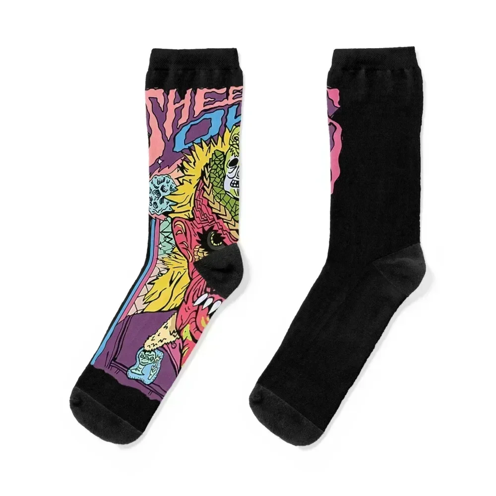 

Band Music Thee Oh Sees Vintage Retro Socks Toe sports fashionable shoes Crossfit Men's Socks Luxury Women's