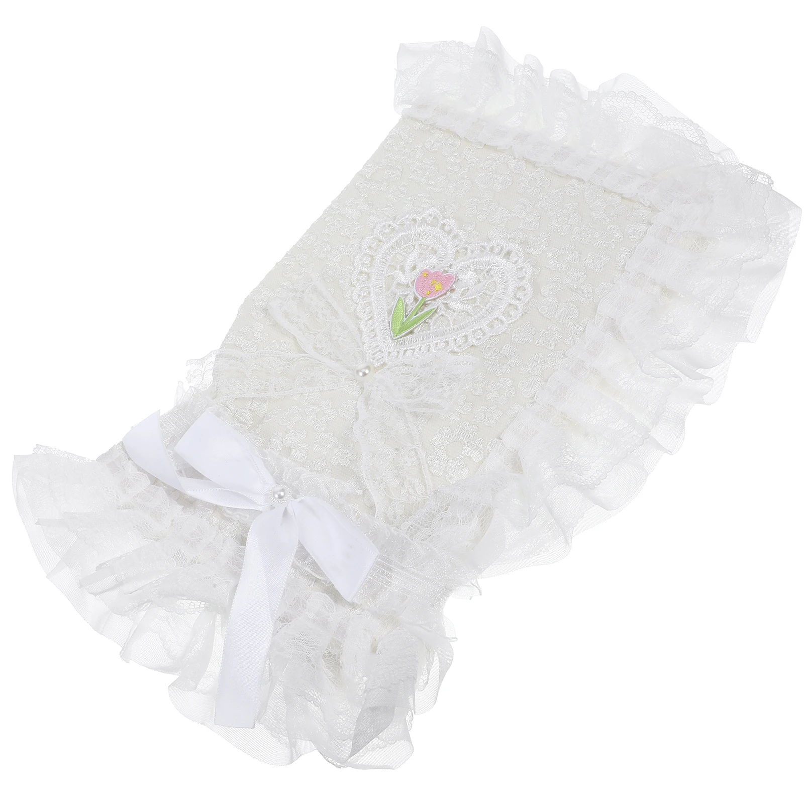 

Decorative Book Cover Fabric Lace Pattern Reusable Washable Protector for Hardcover Books Stylish Notebook Sleeve