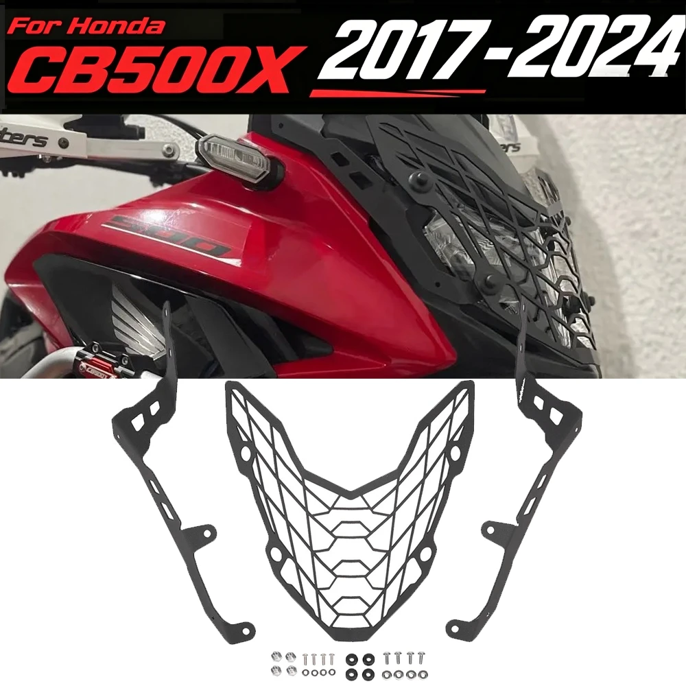 

CB500X 2024 Headlight Grille Guard Protector For HONDA CB 500 X CB500 X 2019-2024 Motorcycle Head Light Cover Protection