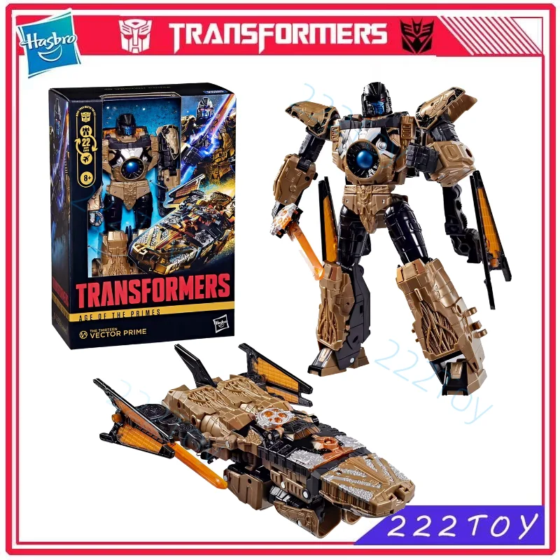 New Hasbro Transformers Classic Toys Age Of The Primes Voyager Class Vector Prime Action Model Figures Robot Collect Hobbies
