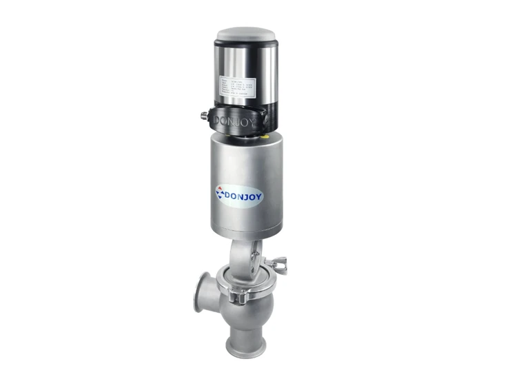 3A CE tri clamp stainless steel 304 316 aseptic single seat valve supplier for wine dairy milk